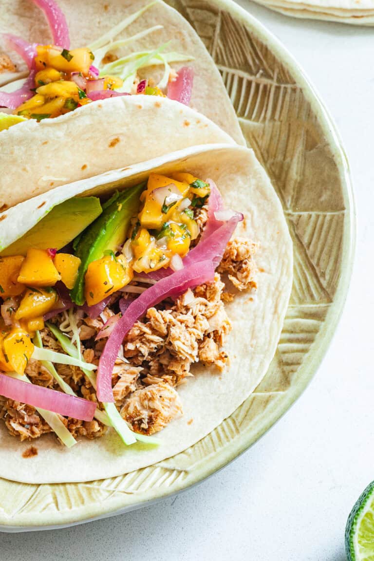 Canned Salmon Tacos - Balancing Bowls