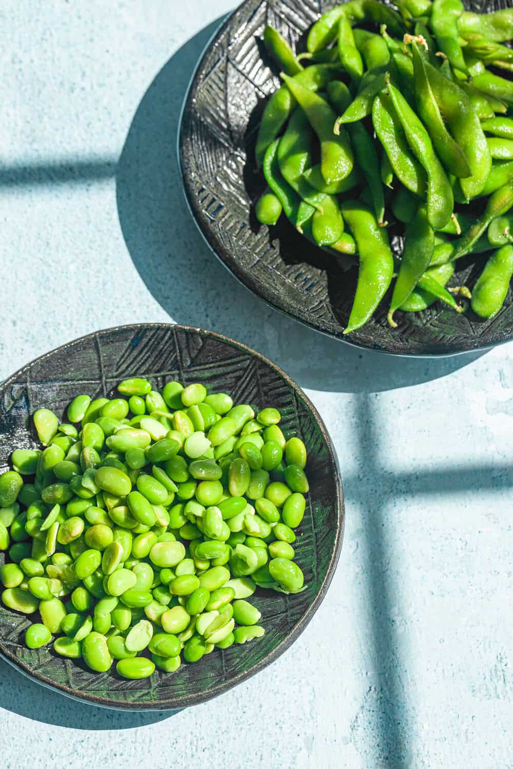Lima Beans vs Edamame Beans Balancing Bowls