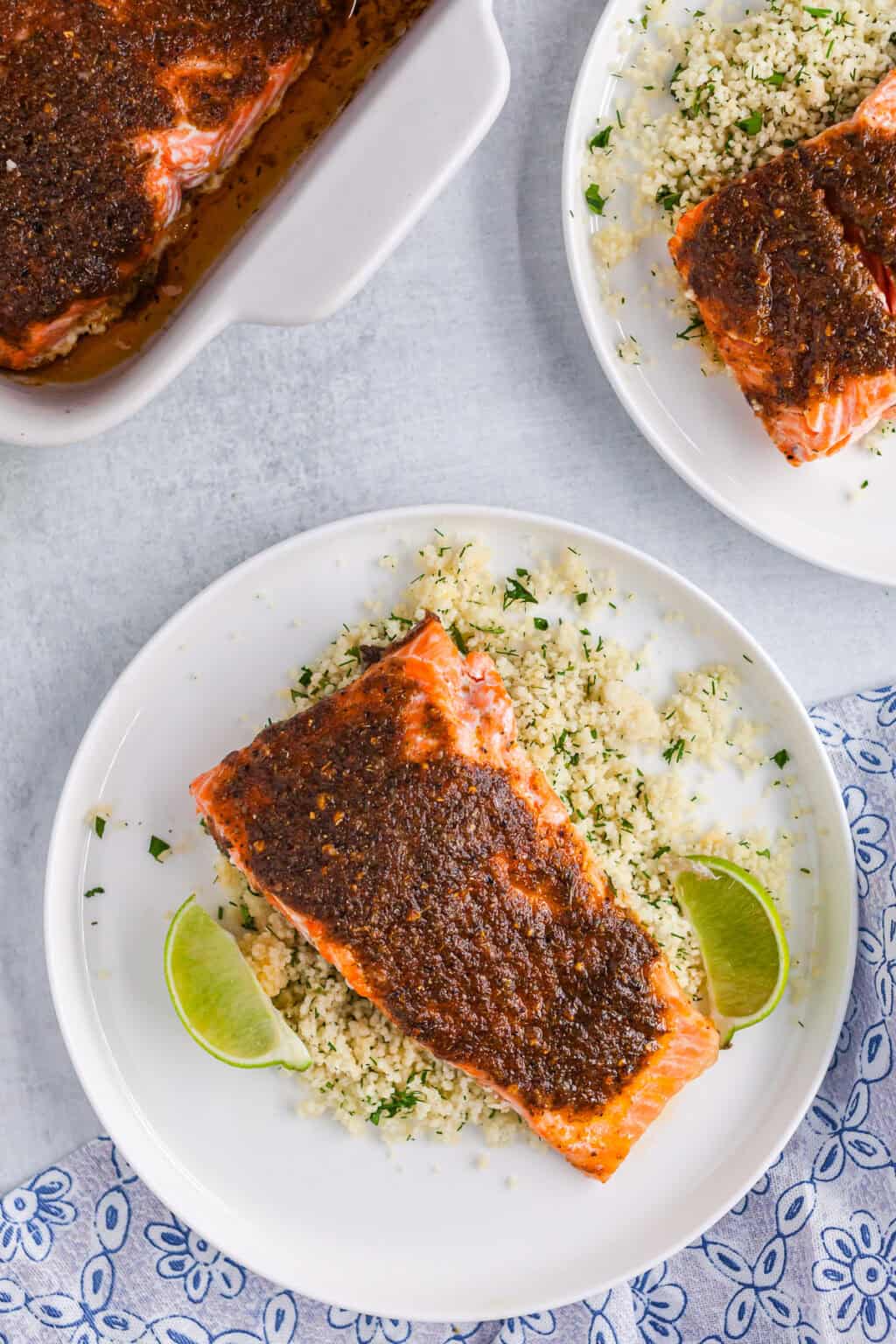 Cajun Honey Butter Salmon - Balancing Bowls