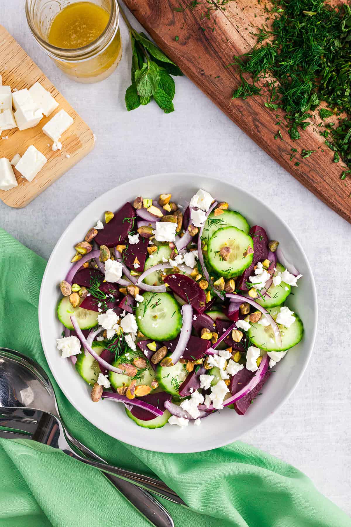 cucumber beet salad